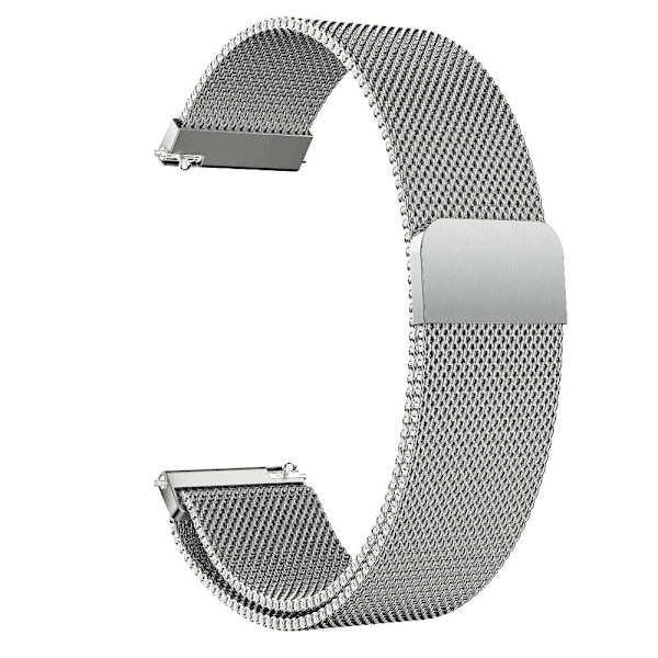 SKALO Milanese Loop til Amazfit Bip 5 - Vælg farve Silver