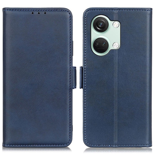 SKALO OnePlus Nord 3 5G / Ace 2V Premium Wallet Lompakkokotelo - Sininen Blue