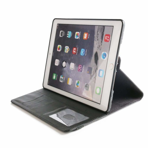 SKALO iPad Mini 4 Quiltet 360 Flip Cover - Vælg farve Red