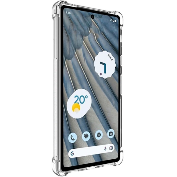IMAK Google Pixel 7a Extra strong TPU-skal - Transparent Transparent