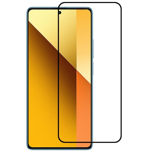 2-PACK SKALO Xiaomi Redmi Note 13 Pro 5G Heltäckande Skärmskydd Härdat Glas - Svart Svart