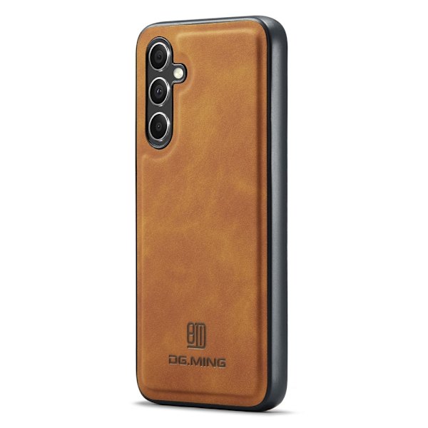 DG.MING Samsung A16 Premium PU-Läder Hybrid Skal - Brun Brun