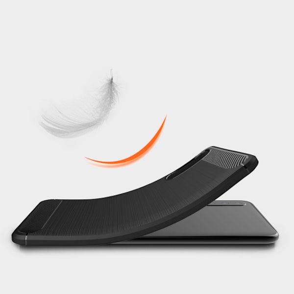 SKALO Huawei P20 Pro Armor Carbon Stødsikker TPU-cover - Vælg farve Red