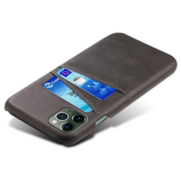 SKALO iPhone 14 Plus PU-læder Kortholder Cover - Sort Black