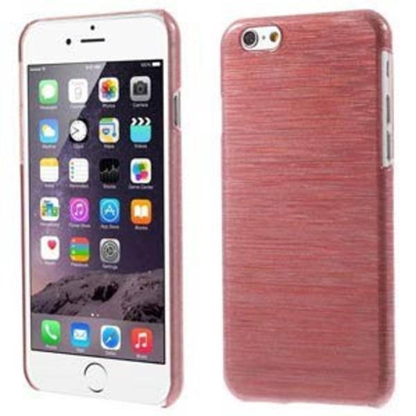 Blankt borstat stål hårdskal iPhone 6/6S - fler färger Svart