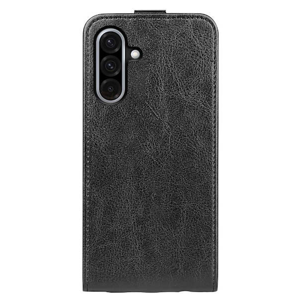SKALO Samsung A36 5G Vertical Flip PU-Läder Plånboksfodral - Svart Svart