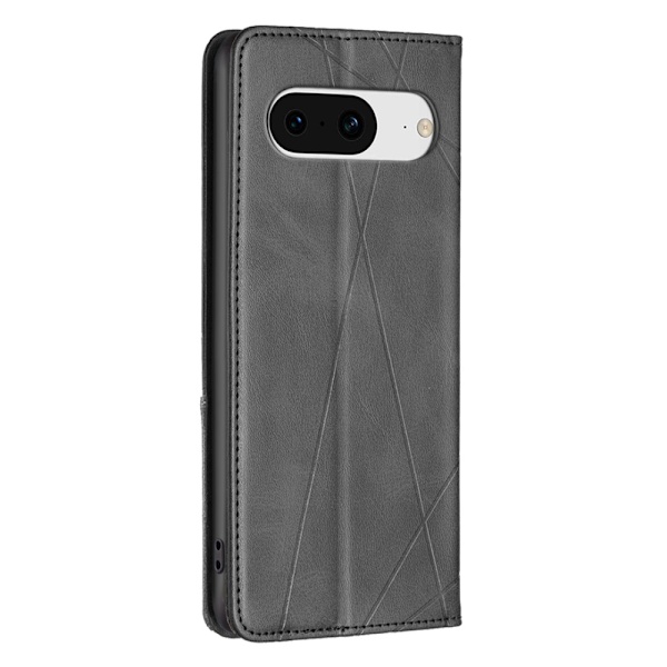 Google Pixel 8 BINFEN COLOR Embossed Plånboksfodral - Svart Svart