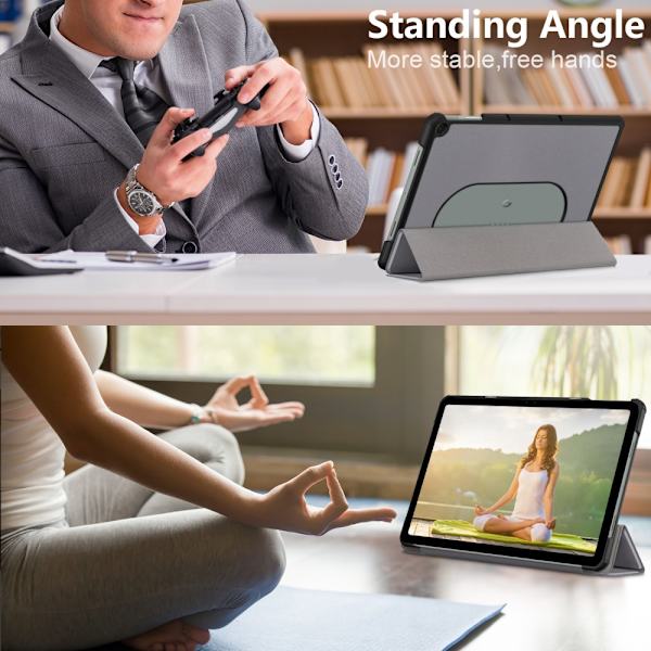 SKALO Google Pixel Tablet Trifold Fodral - Grå grå