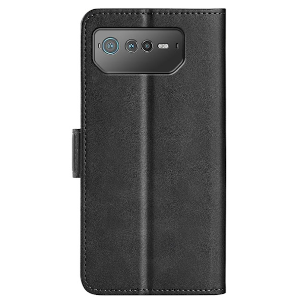 SKALO Asus ROG Phone 6/6Pro/6D/6D Ultimate 5G Premium Wallet Lompakkokotelo - Musta Black