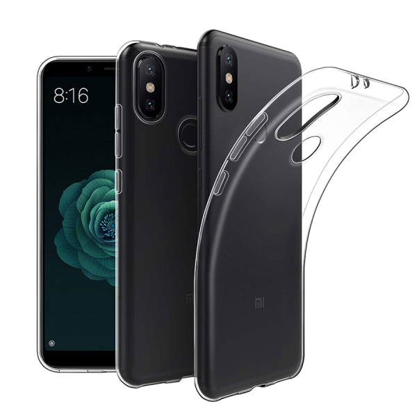 Transparent Silikon TPU-Skal till Xiaomi Mi A2 Transparent