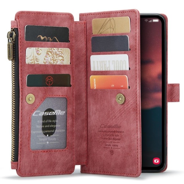 CaseMe Samsung A54 5G CaseMe Big Wallet Lompakkokotelo - Punaine Red