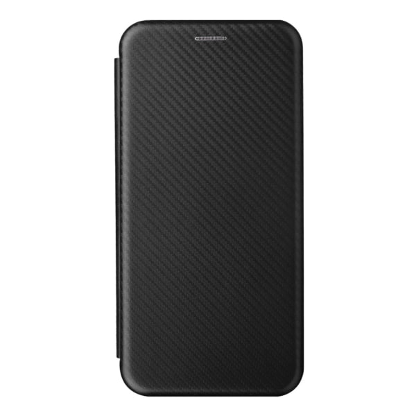 SKALO Motorola Moto G22 Carbon Fiber Plånboksfodral - Svart Svart