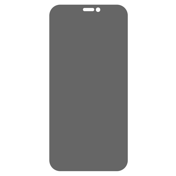 2-PACK SKALO iPhone 12 Pro Privacy Skärmskydd Härdat Glas - Svart Svart