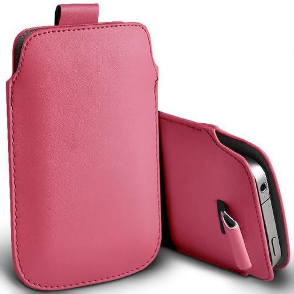 Pull tab / Läderficka - Passar iPhone 5/5S/5C/SE Dark blue