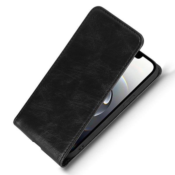 SKALO iPhone 16e Vertical PU-Läder Skal - Svart Svart