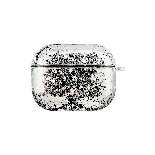 SKALO AirPods Pro Quicksand Glitter Cover - Sølv Silver