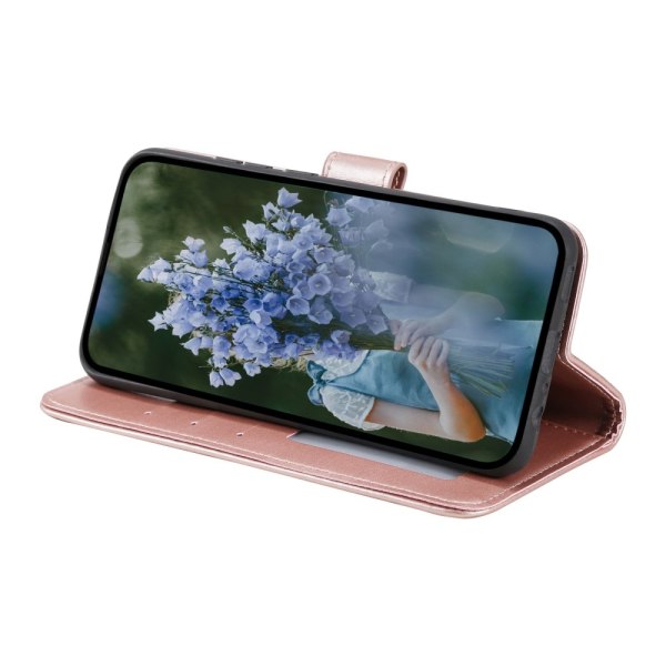 SKALO Samsung S23 Mandala Flip Cover - Rosa guld Pink gold