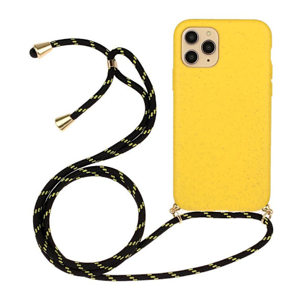 SKALO iPhone 13 Pro Max Mobilhalsband Skal - Gul Yellow