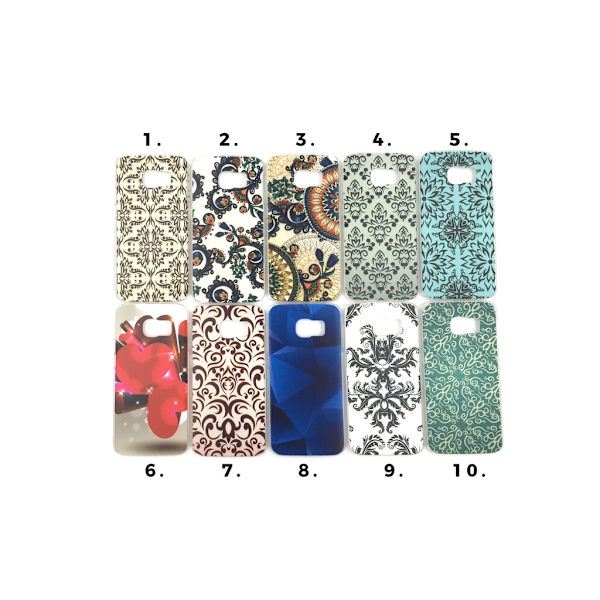 Skal med motiv Samsung S6 Edge MultiColor Motiv 5