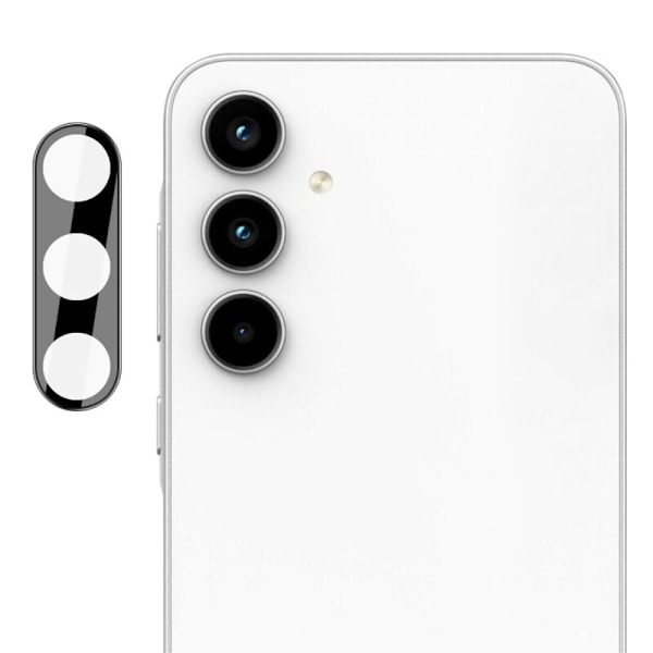2-PACK SKALO Samsung Galaxy A35 5G 3D Linsskydd/Kameraskydd Härdat Glas - Svart Svart
