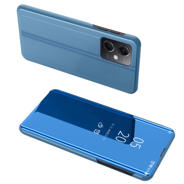 SKALO Xiaomi Redmi Note 12 Pro 5G Clear View Spegel fodral - Blå Blå