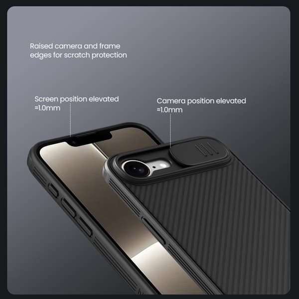 NILLKIN CamShield Pro Series Cover til iPhone 17e - Sort Black