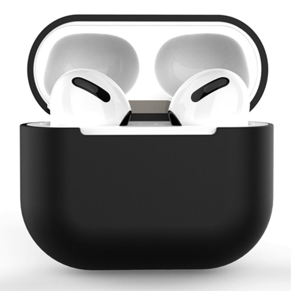 SKALO AirPods 3 Ultratunn Silikon Fodral - Svart Svart