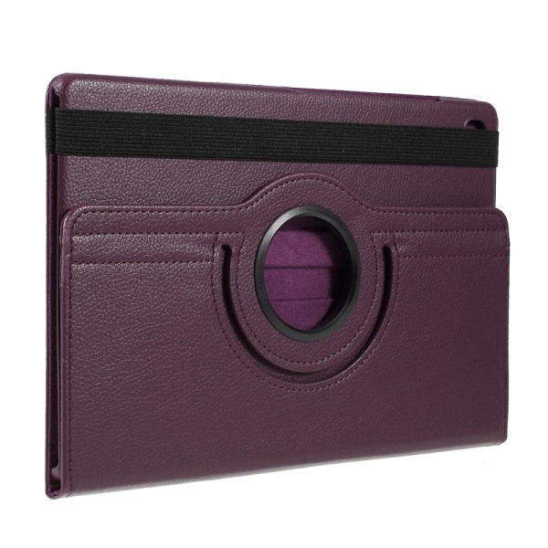 SKALO Samsung Tab S6 Lite 360 Litchi Flip Cover - Lilla Purple