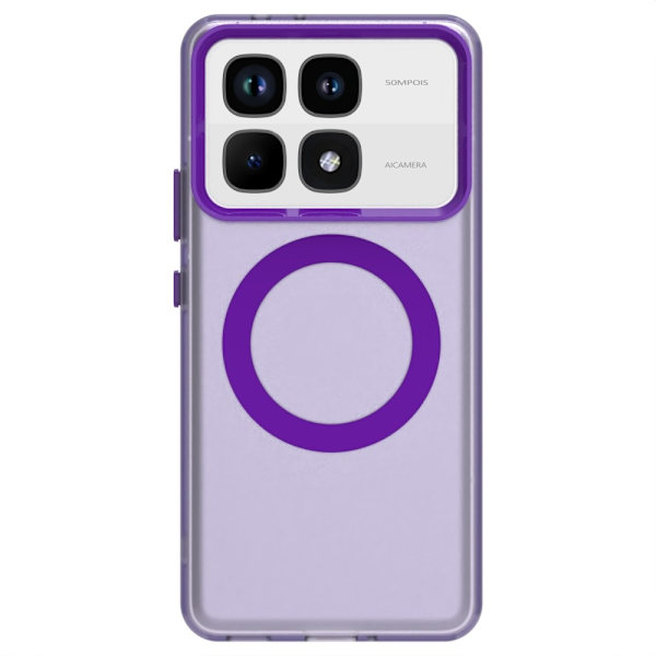 SKALO Xiaomi 14T Pro Candy Series Hybrid Cover - Lilla Purple