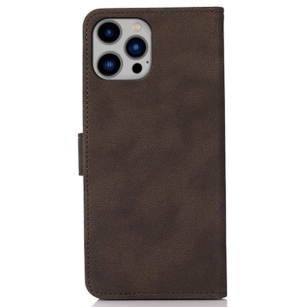 SKALO iPhone 16 Pro Max KHAZNEH Pungetui i PU-læder - Brun Brown