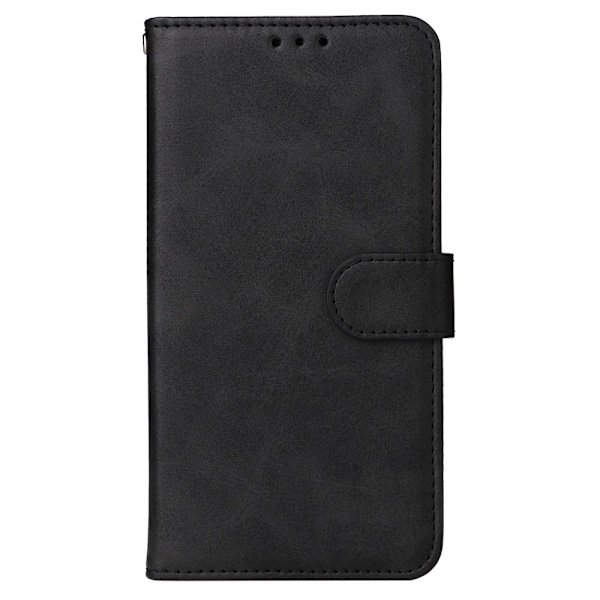 SKALO iPhone 16 PU-Läder Plånboksfodral - Fler färger Svart