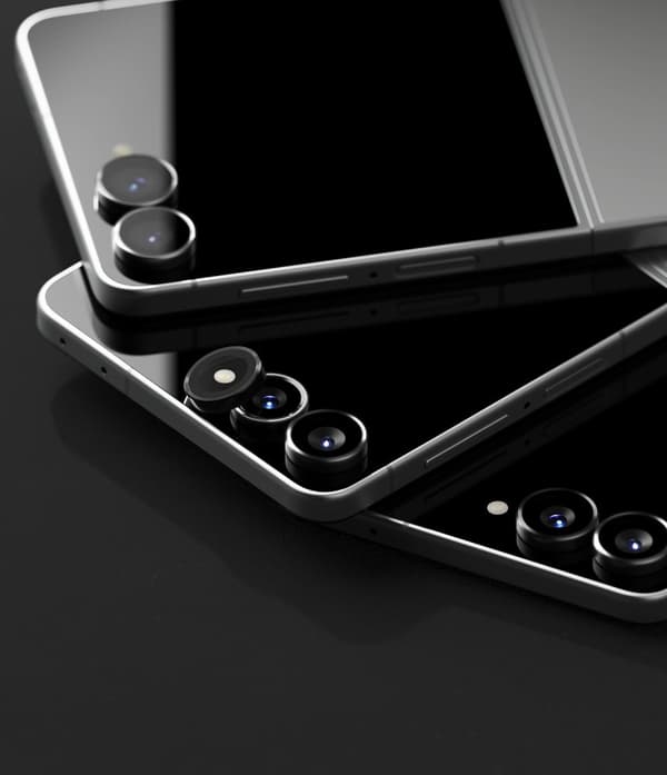 2-PAK Ringke Camera Frame Protector Kamerabeskyttelse til Samsung Galaxy Z Flip8 - Sort Black