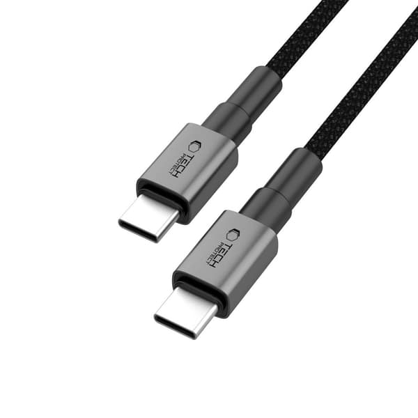 Tech-Protect Ultraboost DNA USB-C-kabel 100W 2m - Iron Grey grå