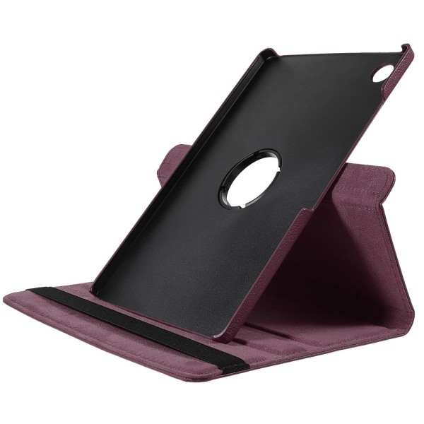 SKALO Samsung Tab A9+ 360 Litchi Suojakotelo - Violetti Purple