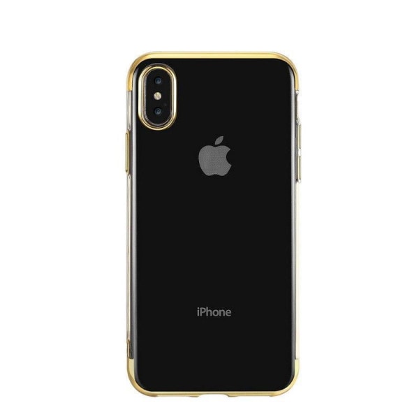 Design TPU cover Electro Plating til iPhone Xs Max - flere farver Red