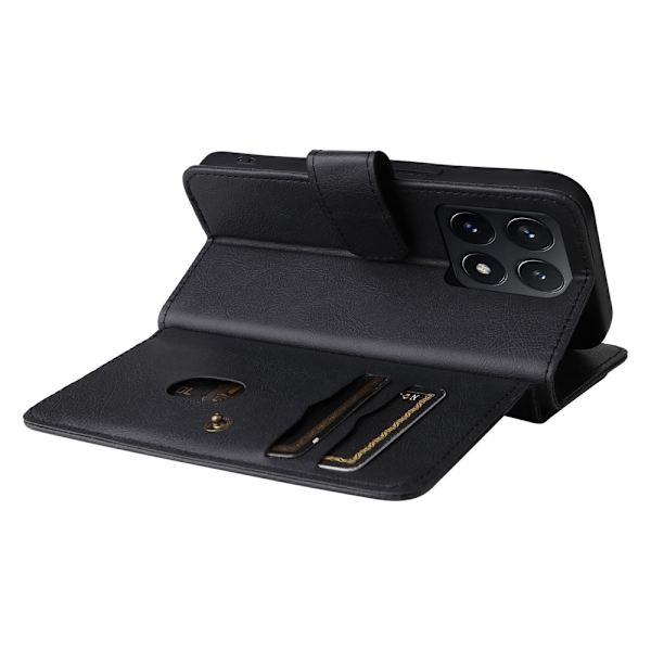 SKALO Xiaomi 14T 10-lokeroa Lompakkokotelo - Musta Black