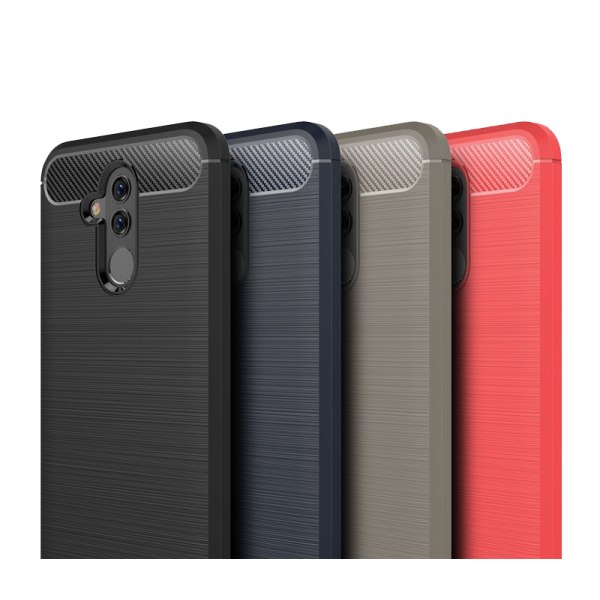 Stødsikker Armour Carbon TPU cover Huawei Mate 20 Lite - mere farve Black