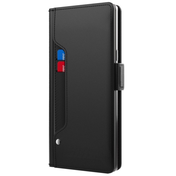 SKALO Asus ROG Phone 7 5G Korthållare Spegel Plånbok - Svart Svart