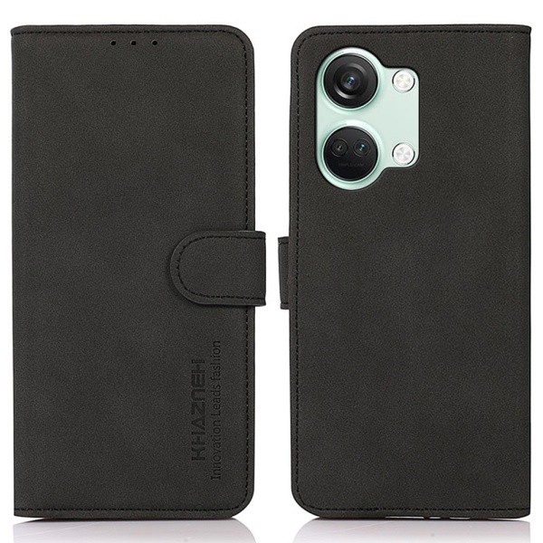 SKALO OnePlus Nord 3 5G / Ace 2V KHAZNEH Pungetui i PU-læder - Sort Black