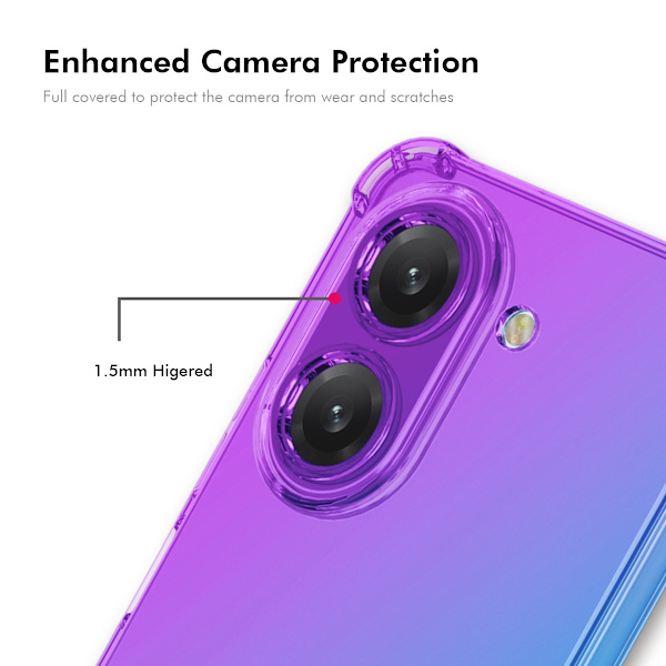 SKALO Xiaomi Redmi A5 4G ENKAY Gradient Extra strong TPU Skal - Blå-Rosa multifärg