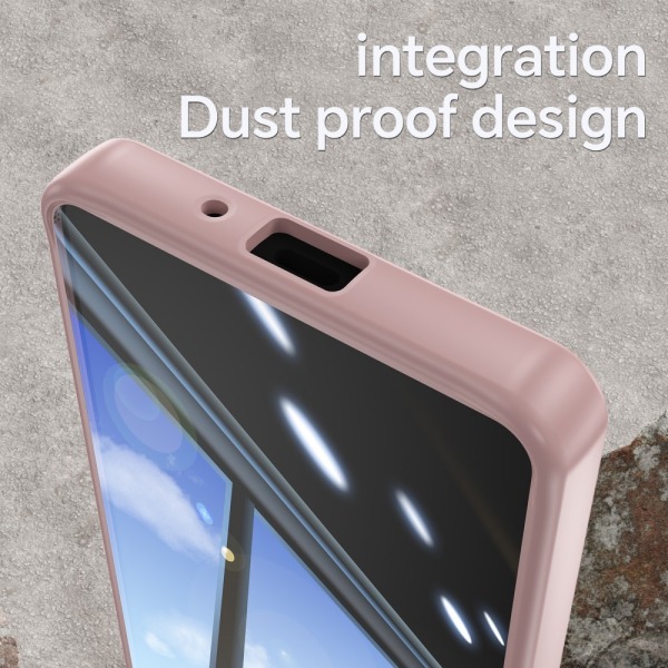 Sony Xperia 10 VI SKALO Silky Touch TPU + Akryyli Metallipainikkeet Suojakuori - Pinkki Pink