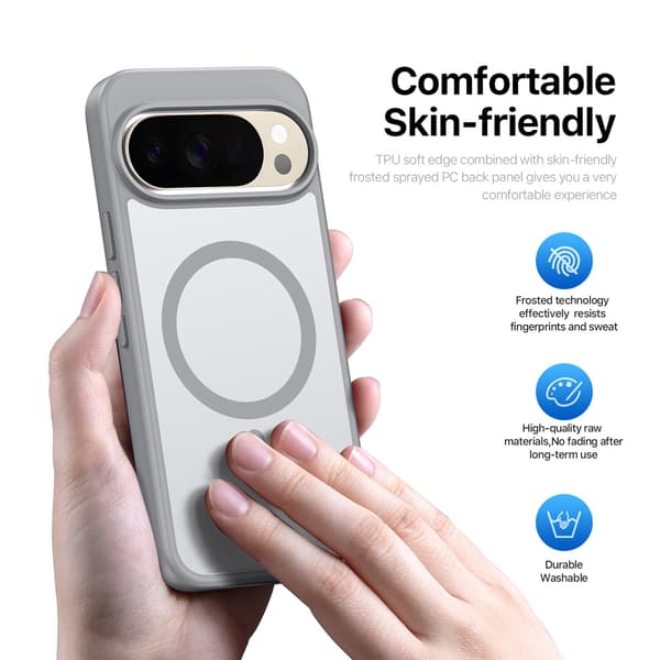DUX DUCIS Yind Series Matt Finish Skal för Google Pixel 11 Pro - Grå grå