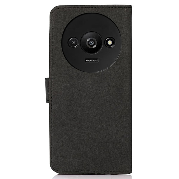 SKALO Xiaomi Redmi A3 KHAZNEH Pungetui i PU-læder - Sort Black