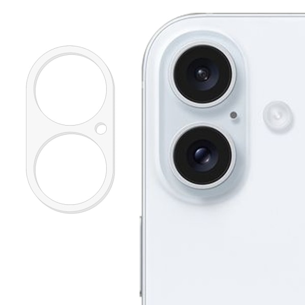 SKALO iPhone 16 3D -panssarilasit kameroille - Läpinäkyvä Transparent