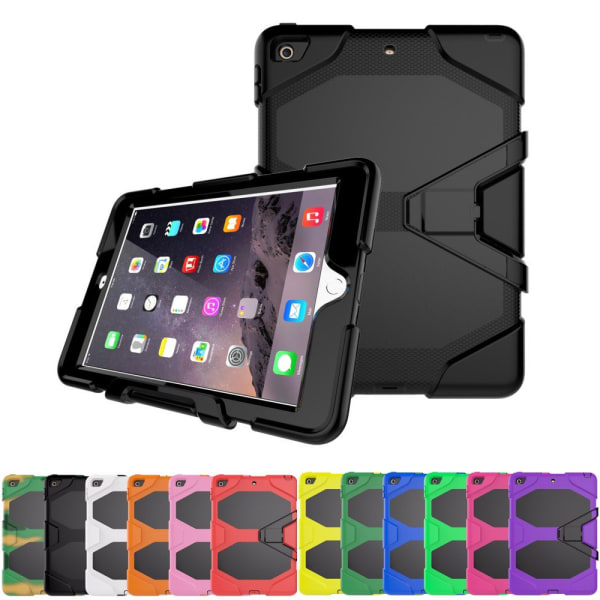 SKALO iPad 9.7 (2018) Extra Shockproof Armor Shockproof Cover - Red