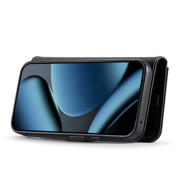 DG MING 2-i-1 Magnet Flip Cover til Google Pixel 11 - Sort Black