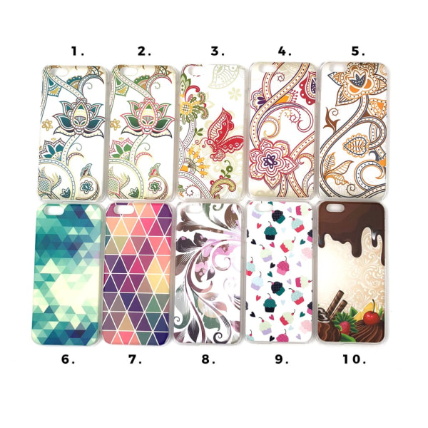Skal med motiv iPhone 6/6S MultiColor #8