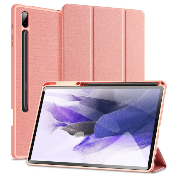 DUX DUCIS Samsung Tab S7+/S7 FE/S8+ DOMO Series Trifold Fodral - Rosa