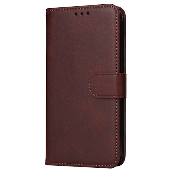 SKALO Samsung S24+ PU-læder Pungetui - Vælg farve Brown
