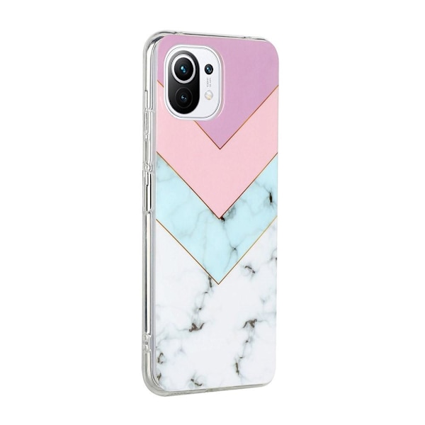 SKALO Xiaomi Mi 11 Lite Marmor TPU-skal - Motiv 10 multifärg
